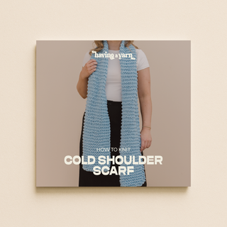 Cold Shoulder Scarf Knit Kit