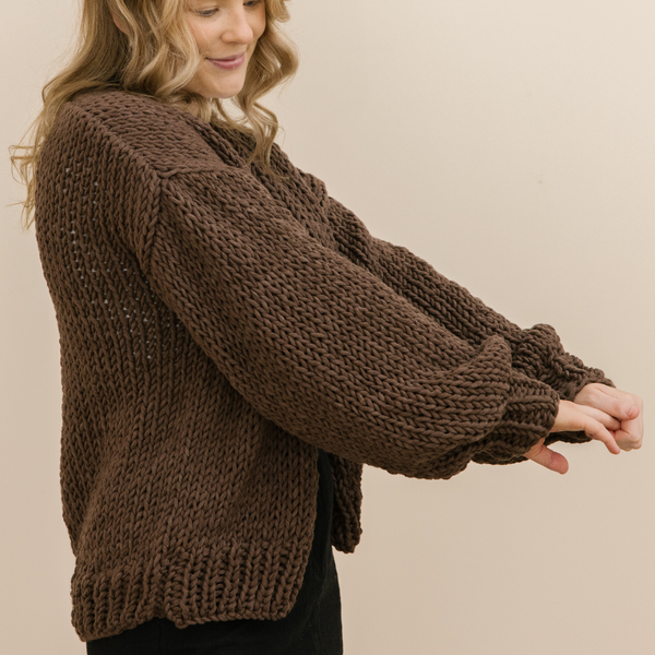Loop Me In Cardigan Knit Kit