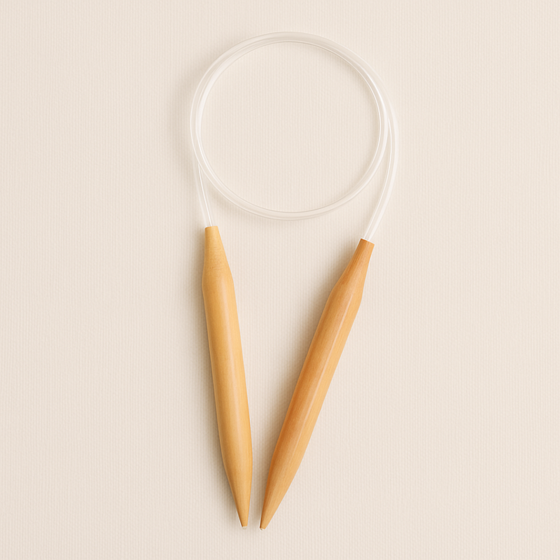 2 sizes of circular knitting needles