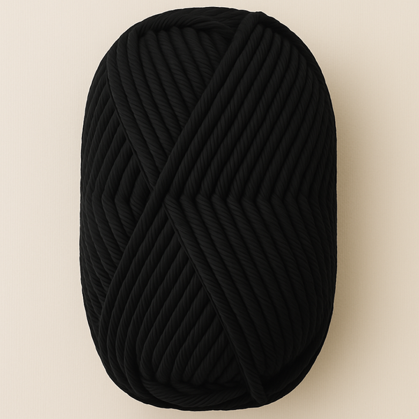 Chunky Acrylic Yarn - Liquorice