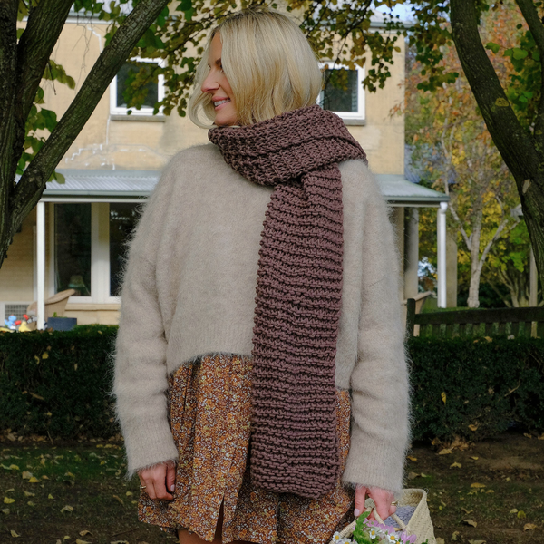 Cold Shoulder Scarf Knit Kit