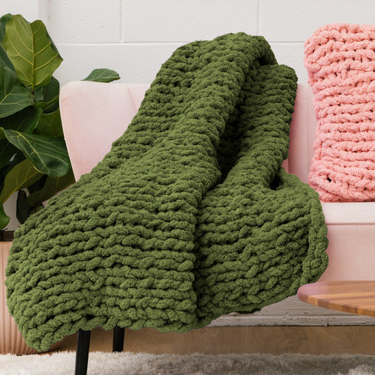 DIY Chunky Blanket Make Your Own with Having A Yarn